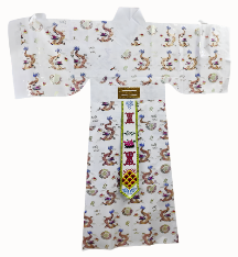 白龙王祖师龙袍 Bai Long Wang Paper Effigy Robe
