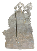 白龙王祖师神尊 Bai Long Wang Statue (Crystal Glass 琉璃）